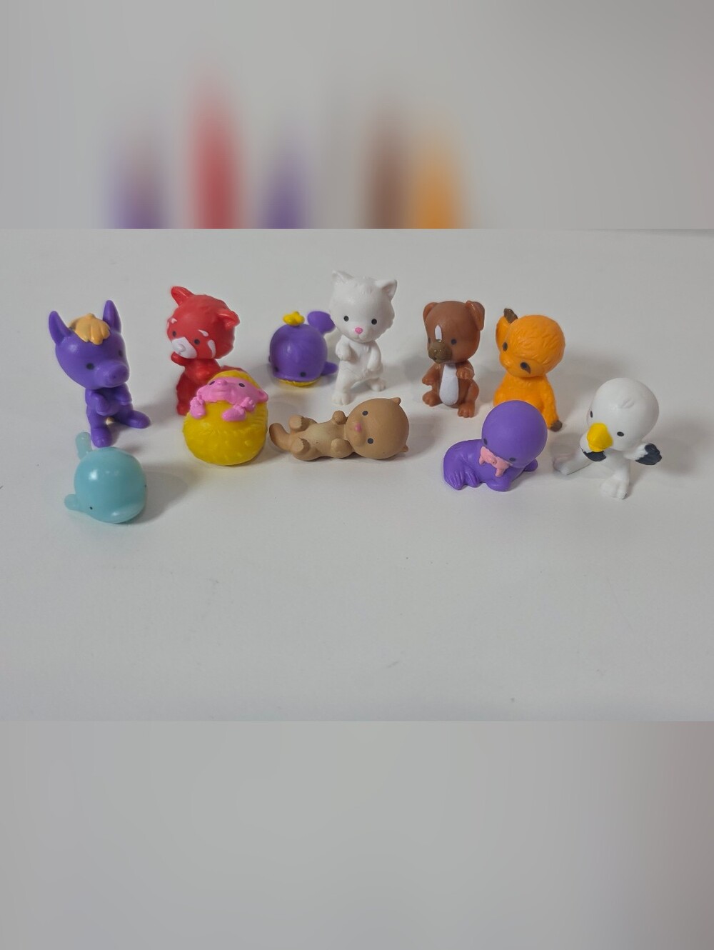 Set 1 Small Animals Assorted Mini Figurine Set